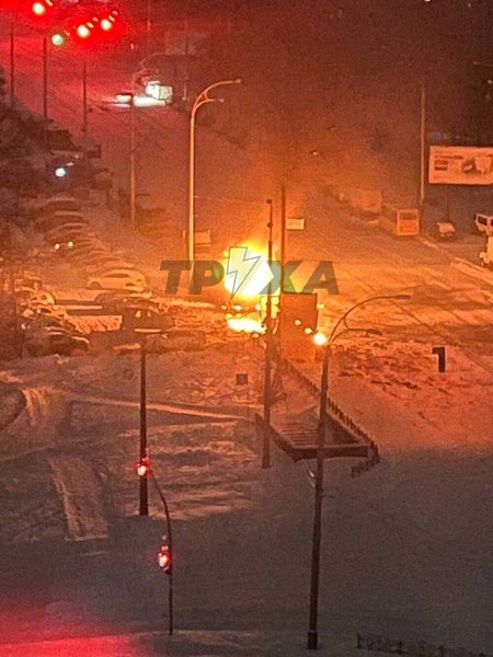 Київ атака 5 лютого (2) Київ атака 5 лютого пожежа Оболонь